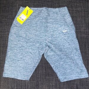 MP Women's Heathered Blue Bike Shorts